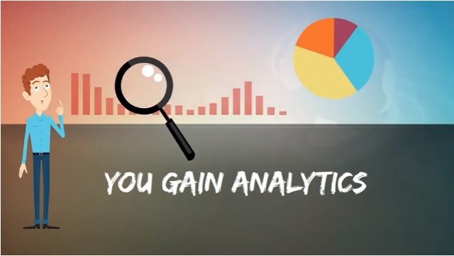 you gain analytics